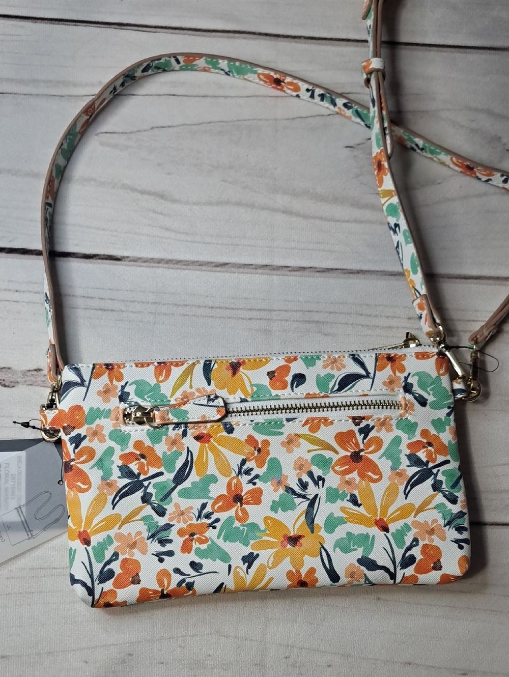 Nanette Lepore Floral Crossbody Wristlet - Picture 5 of 15